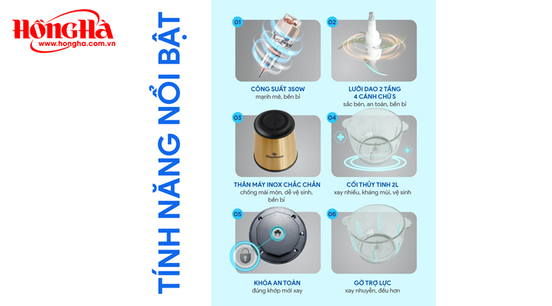 Máy xay thịt BlueStone CHB-5151 1