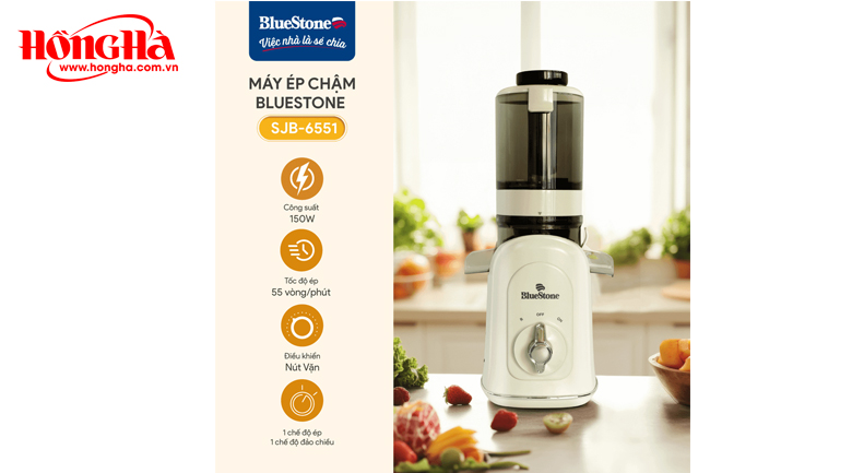 Máy ép chậm BLUESTONE SJB-6551