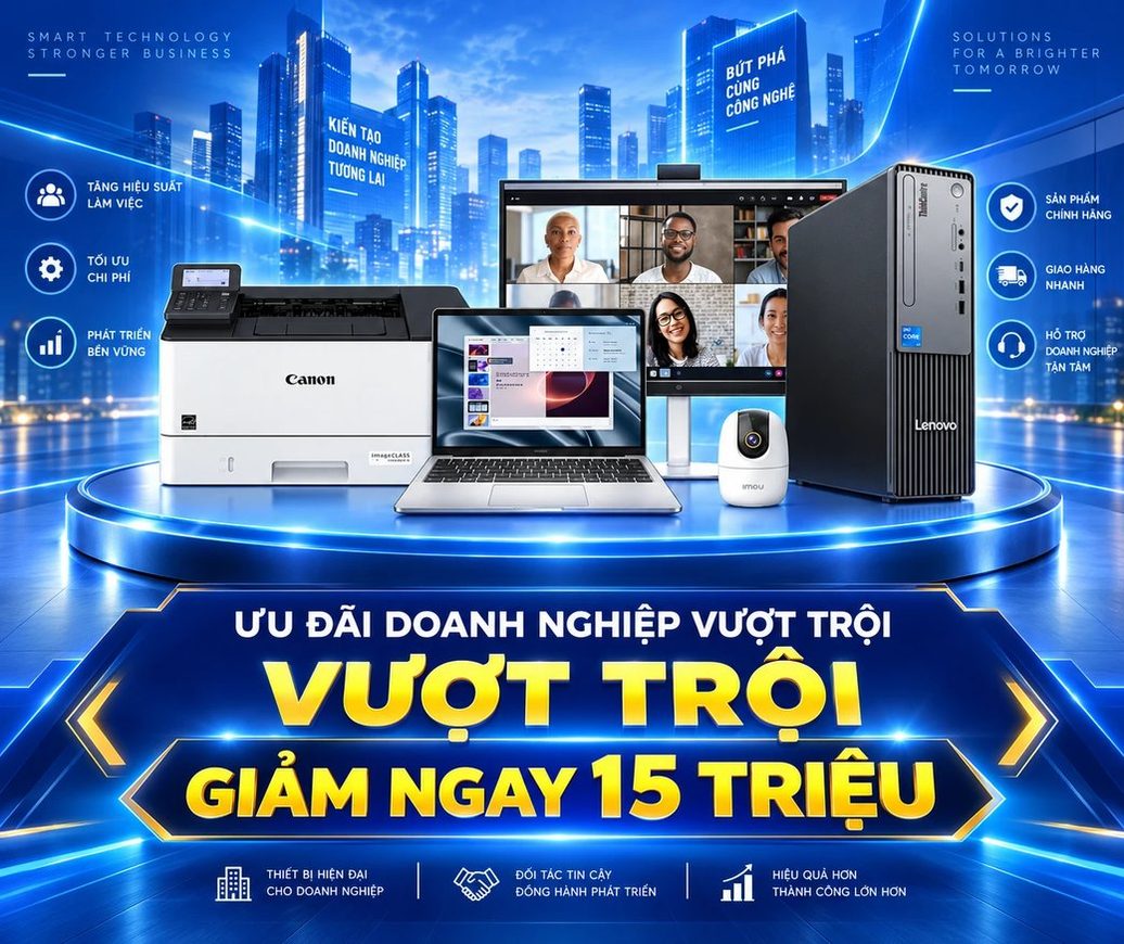 Ưu đãi doanh nghiệp vượt trội — giảm ngay 15 triệu