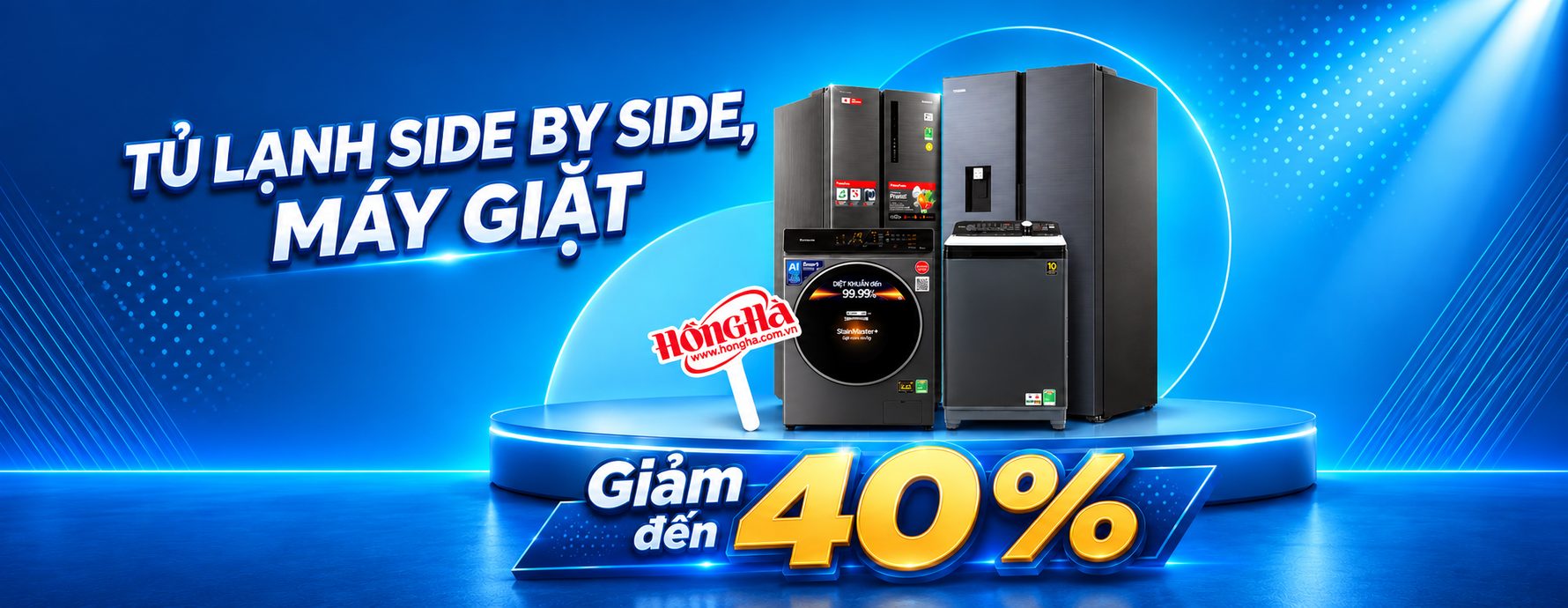 Tủ lạnh, máy giặt giảm đến 40%