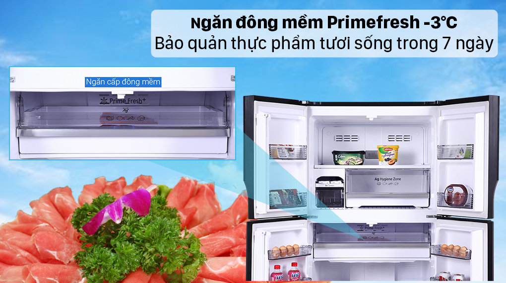 Tủ lạnh Panasonic 550L NR-DZ601VGKV