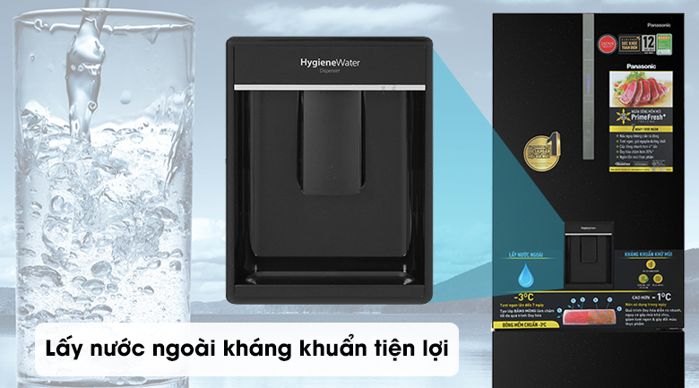 Tủ lạnh Panasonic 417L NR-BX471GPKV