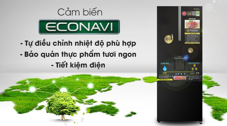 Tủ lạnh Panasonic 417L NR-BX471GPKV
