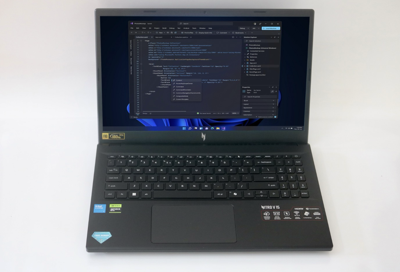 Acer Gaming Nitro ProPanel ANV15-52-74UM 10