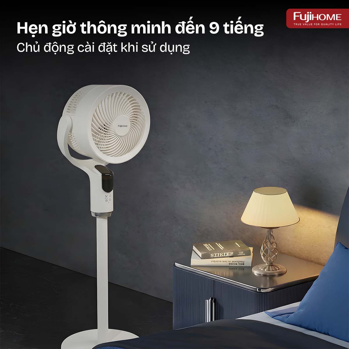 Quạt tuần hoàn không khí điều khiển bằng giọng nói Fujihome CFR04-VOICE 6