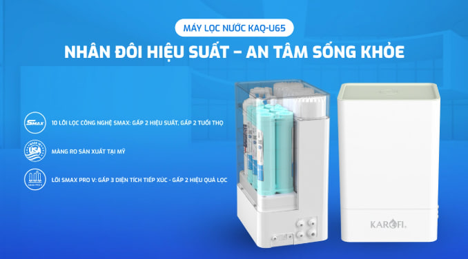 Máy lọc nước RO Karofi KAQ-U65 5