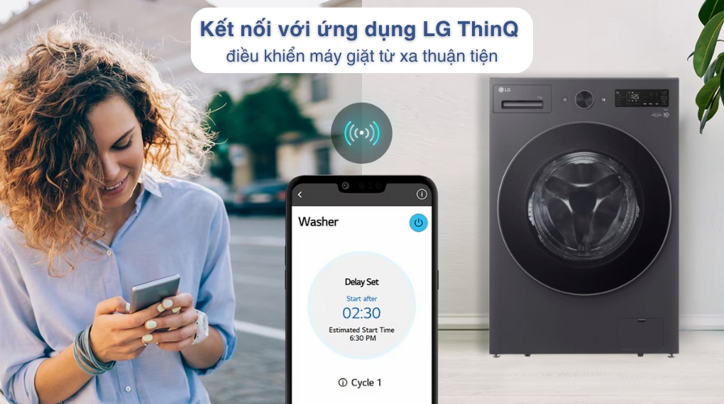Máy giặt LG AI DD Inverter 15 kg F2515SNTG 4