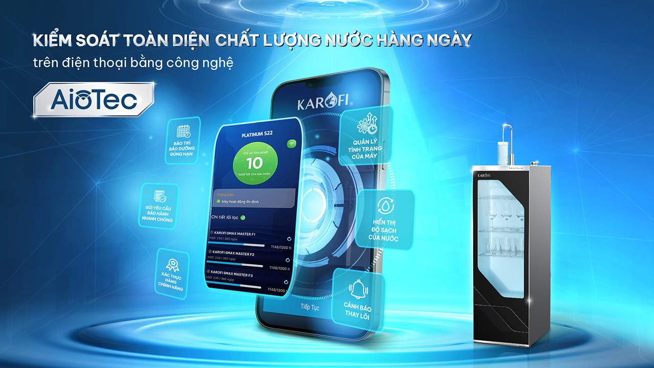 Máy lọc nước RO Karofi PLATINUM S22 8