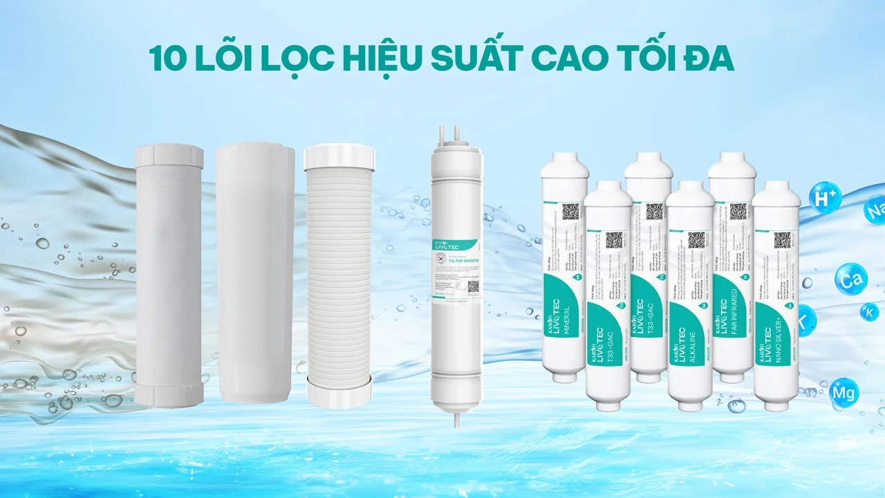 Máy lọc nước nóng lạnh Livotec 612 1