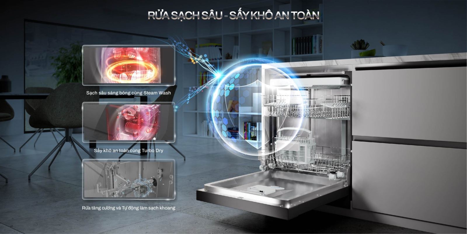 Máy rửa bát độc lâp Zemmer DZM85TB 1