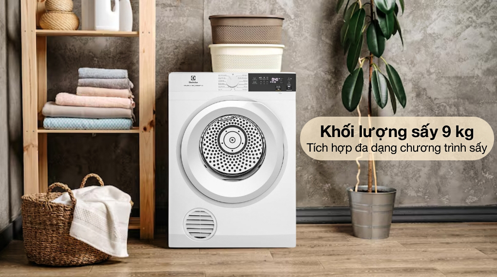 Máy sấy thông hơi Electrolux UltimateCare 9 kg EDV904H3WC-2