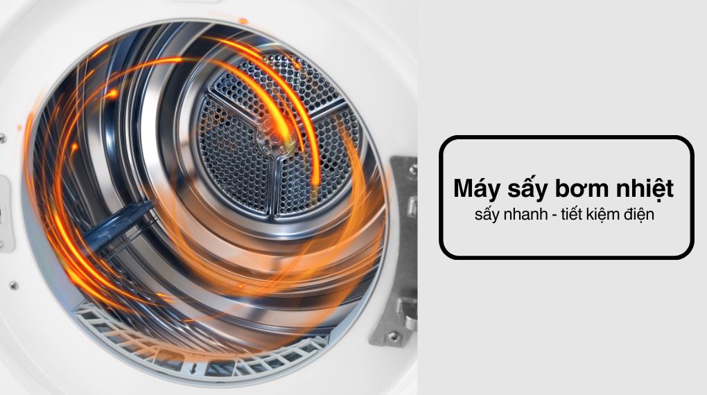 Máy sấy bơm nhiệt LG 10.5 kg DVHP50W 1