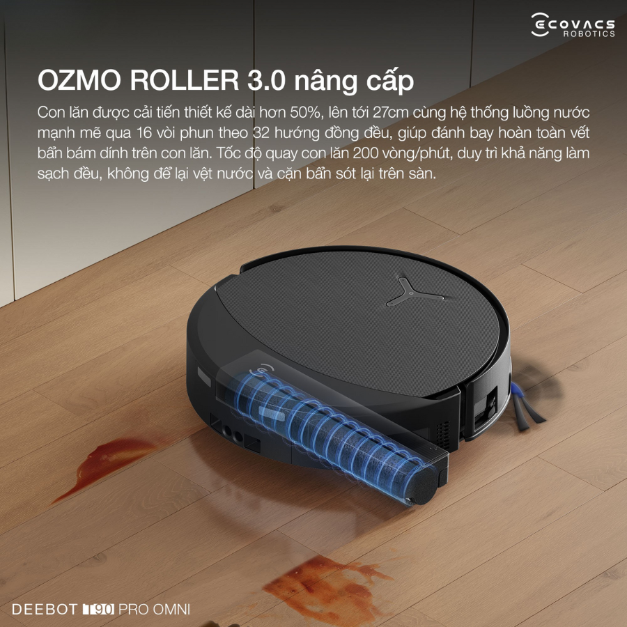 Robot hút bụi lau nhà Ecovacs DEEBOT T90 PRO OMNI 1