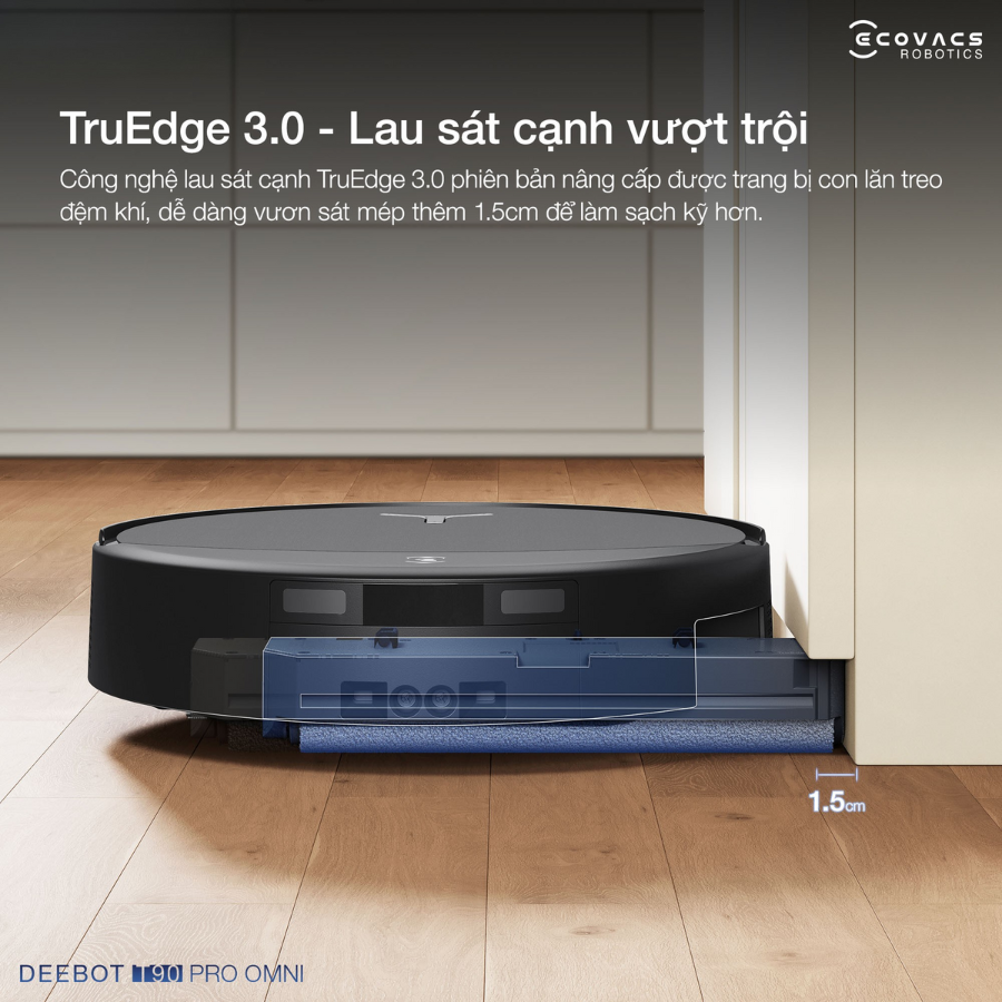Robot hút bụi lau nhà Ecovacs DEEBOT T90 PRO OMNI 3