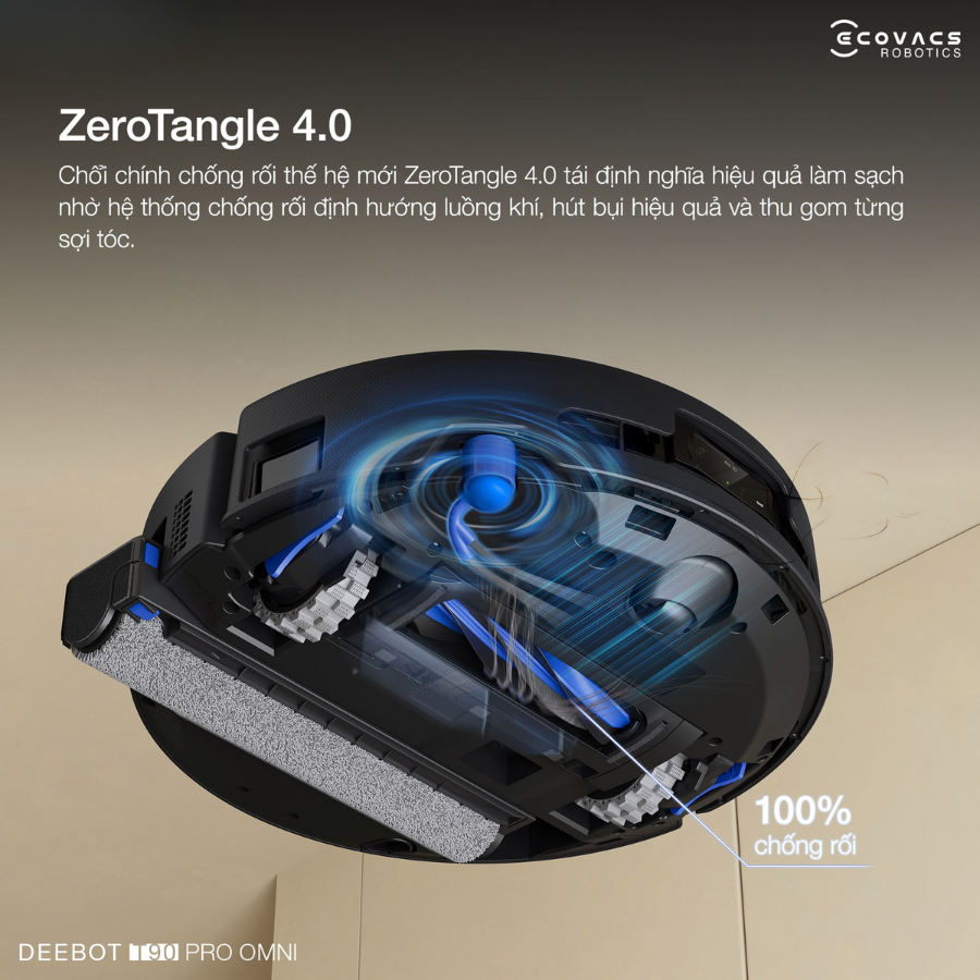 Robot hút bụi lau nhà Ecovacs DEEBOT T90 PRO OMNI 4