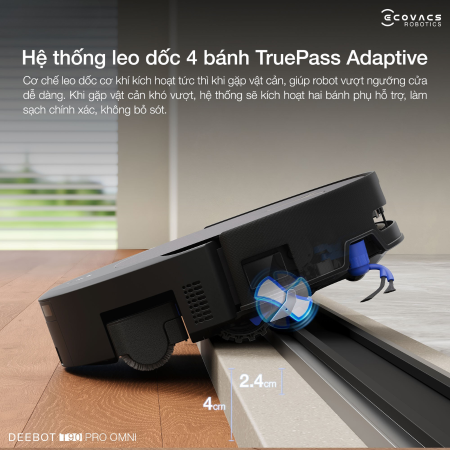 Robot hút bụi lau nhà Ecovacs DEEBOT T90 PRO OMNI 4