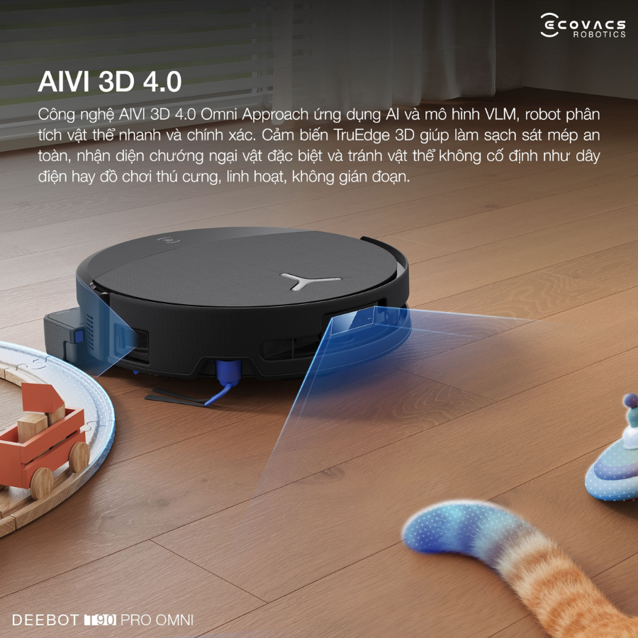 Robot hút bụi lau nhà Ecovacs DEEBOT T90 PRO OMNI 5