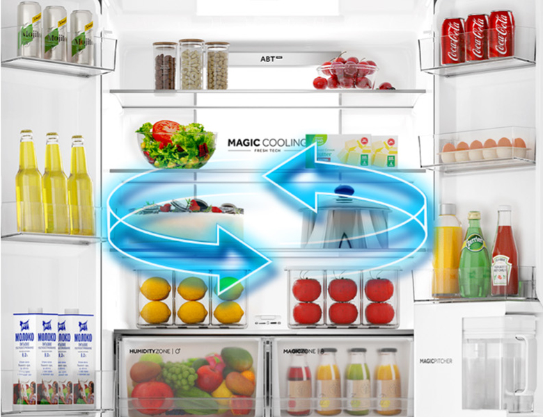 Tủ lạnh Aqua Inverter 522 lít Multi Door AQR-MA600XA(KGL)U1 3