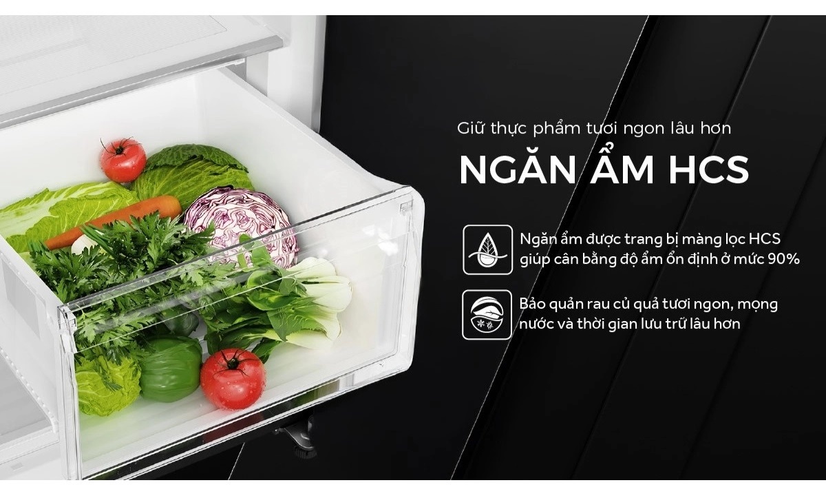 Tủ lạnh Aqua Inverter 646 lít AQR-S682XA(FS) 5